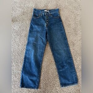 Levi’s rib cage straight ankle